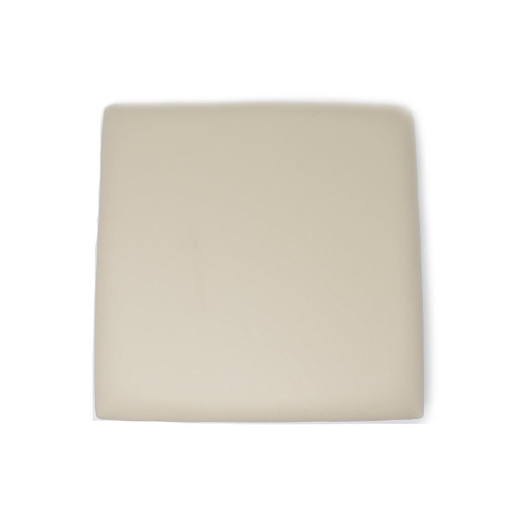 Pouf Simil-Pelle Contenitore Quadrato Tinta Unita 38x38