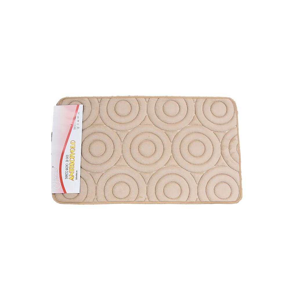 Tappeto Bagno Memory Cerchi 50x80