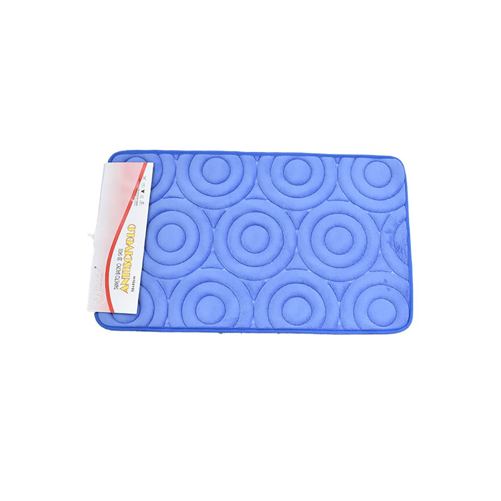 Tappeto Bagno Memory Cerchi 50x80