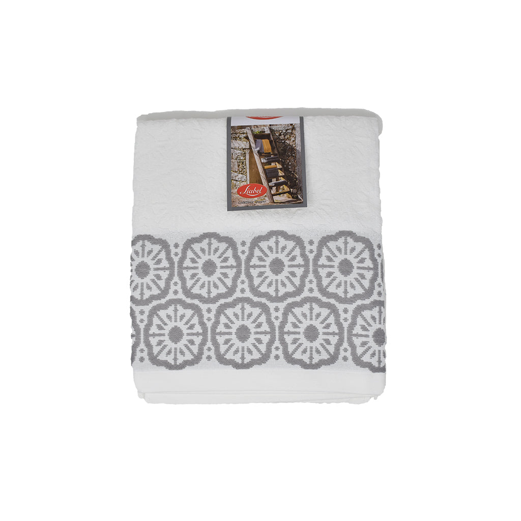 Telo Doccia Cotone Jacquard Liabel Fiore