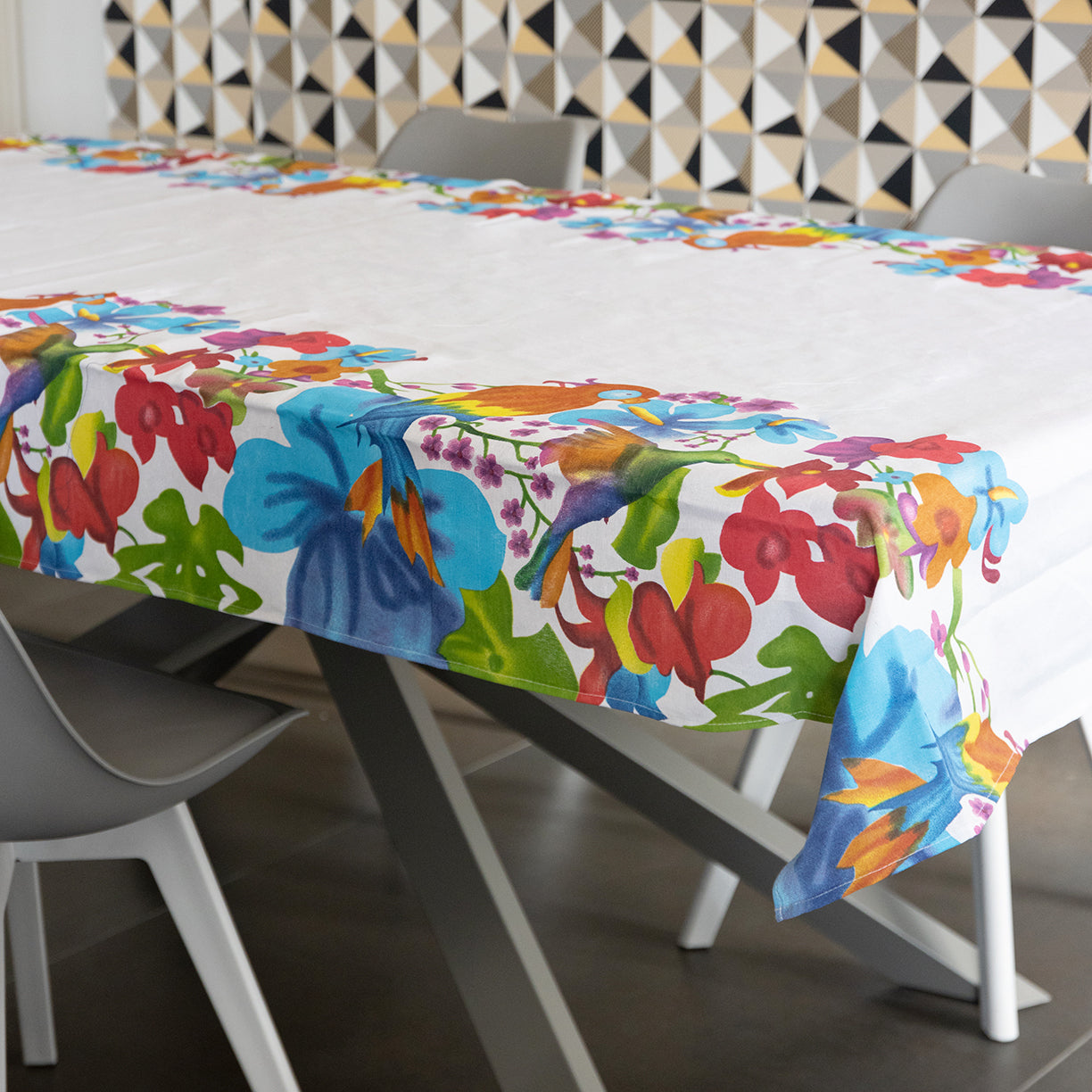 Tovaglia Cotone Digitale Renato Balestra Pappagallo