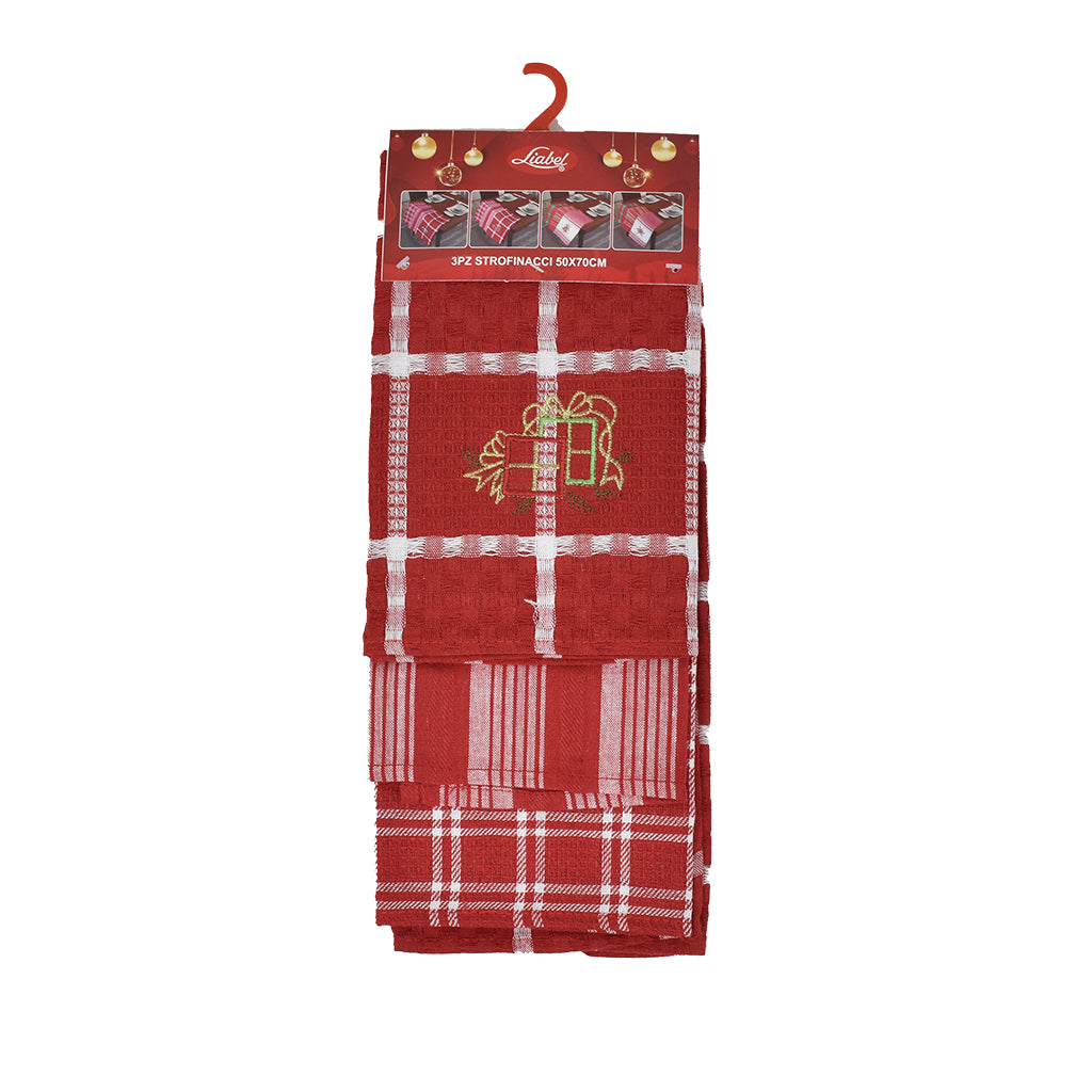 Tris Strofinacci Natale Liabel Doni