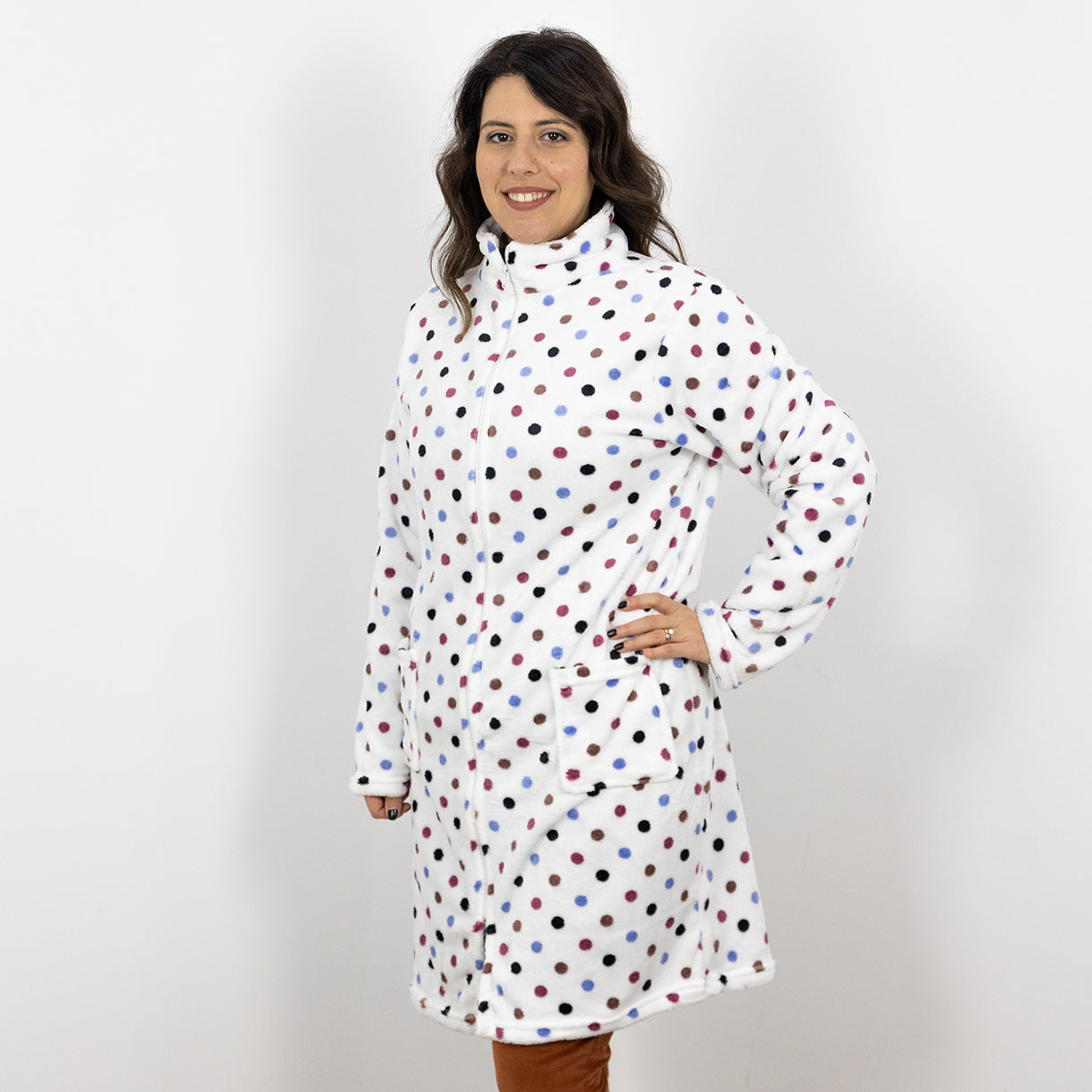 Vestaglia Donna Pile Lara Justin Austen