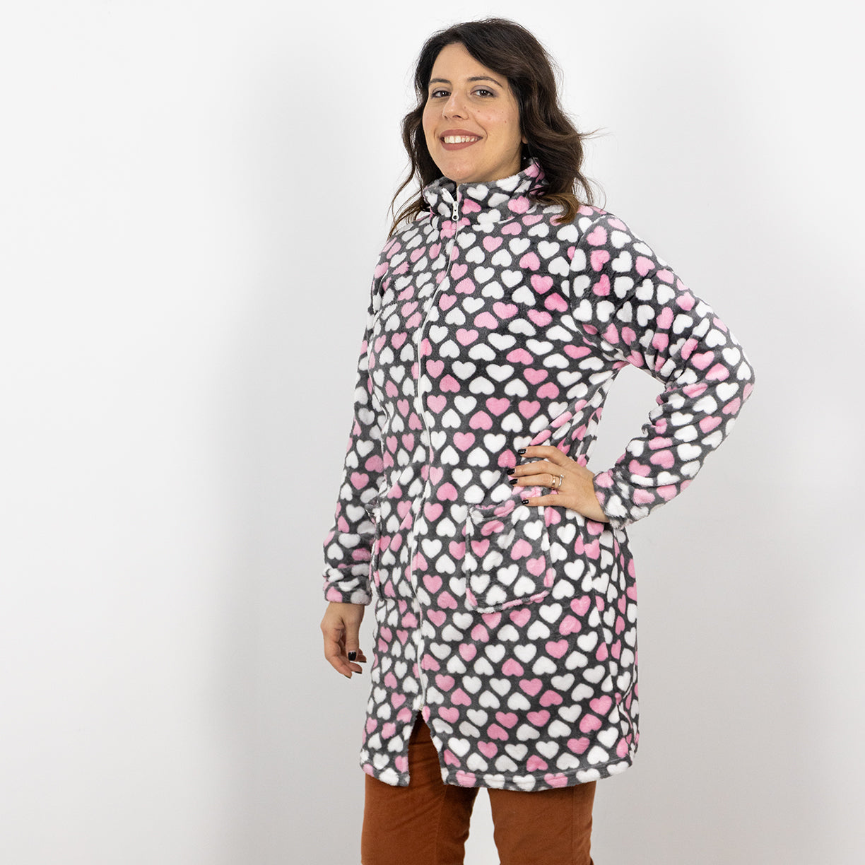 Vestaglia Donna Pile Lara Justin Raissa