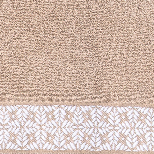 Asciugamano con Ospite Spugna Jacquard Spiga Lara Justin