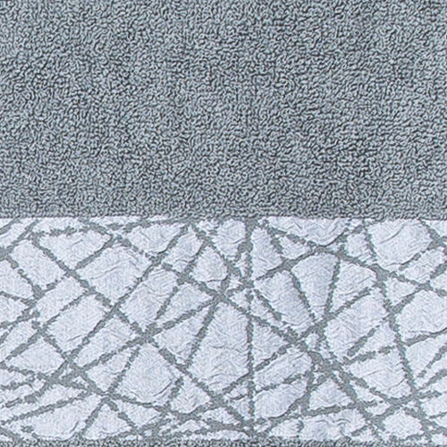 Asciugamano con Ospite Spugna Jacquard Geometrico Lara Justin