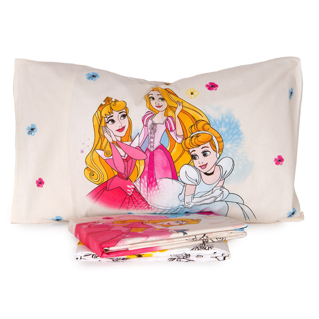 Completo Letto Cotone Singolo Disney Principesse