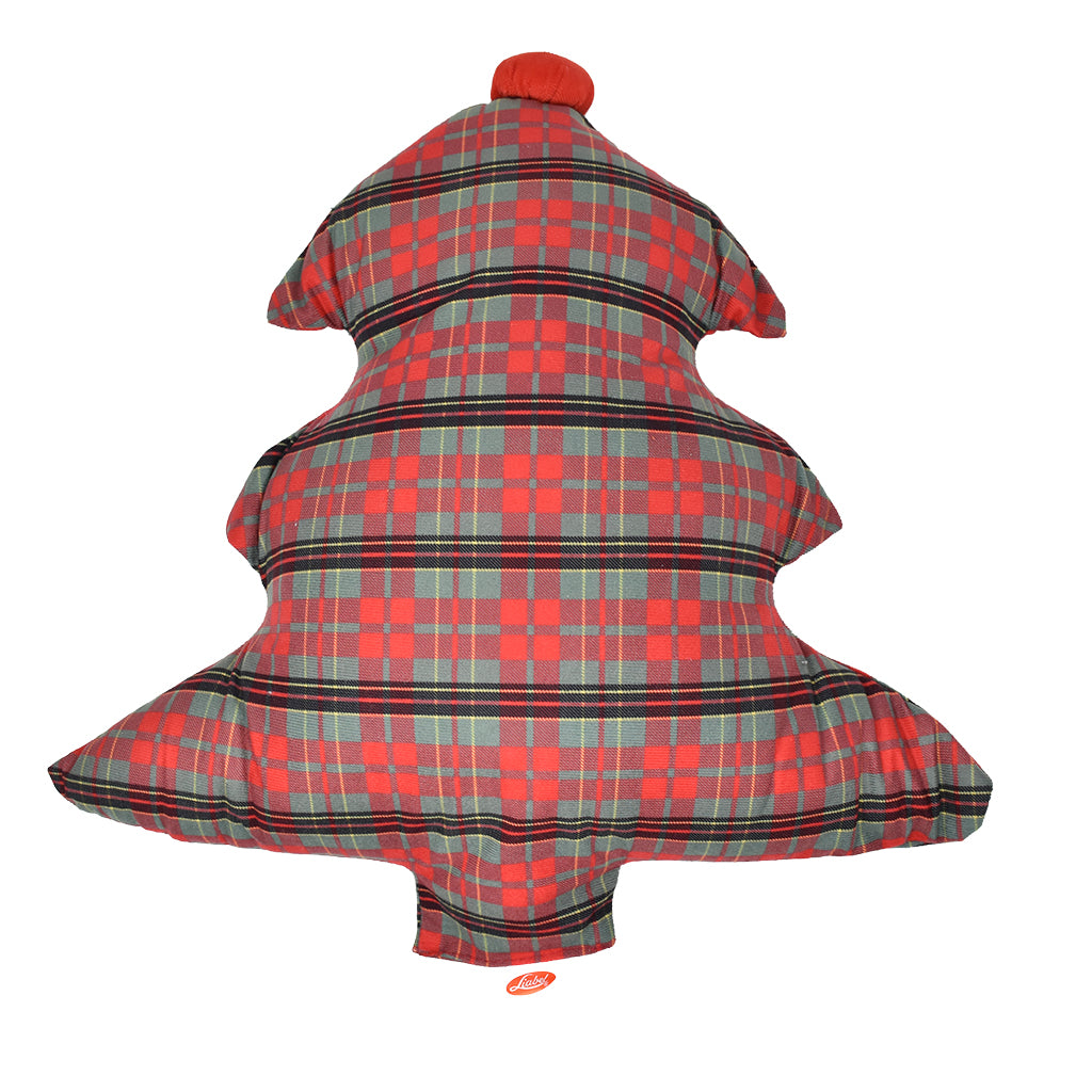 Cuscino Sagomato Albero Liabel Tartan Verde