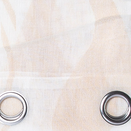 Tenda con anelli ricamo onde verticali "Ulisse"