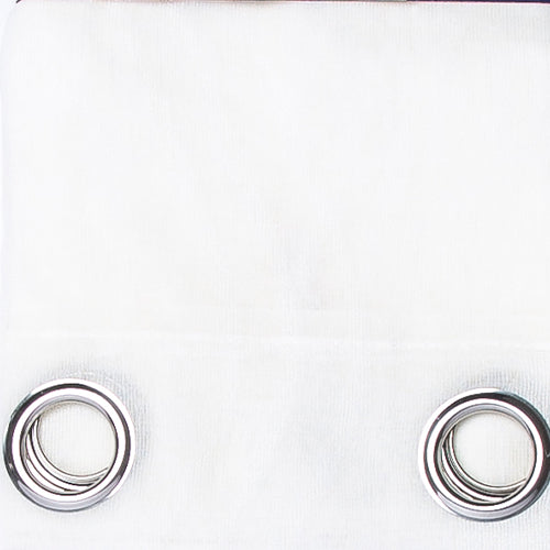 Tenda con anelli ricamo onde verticali "Ulisse"