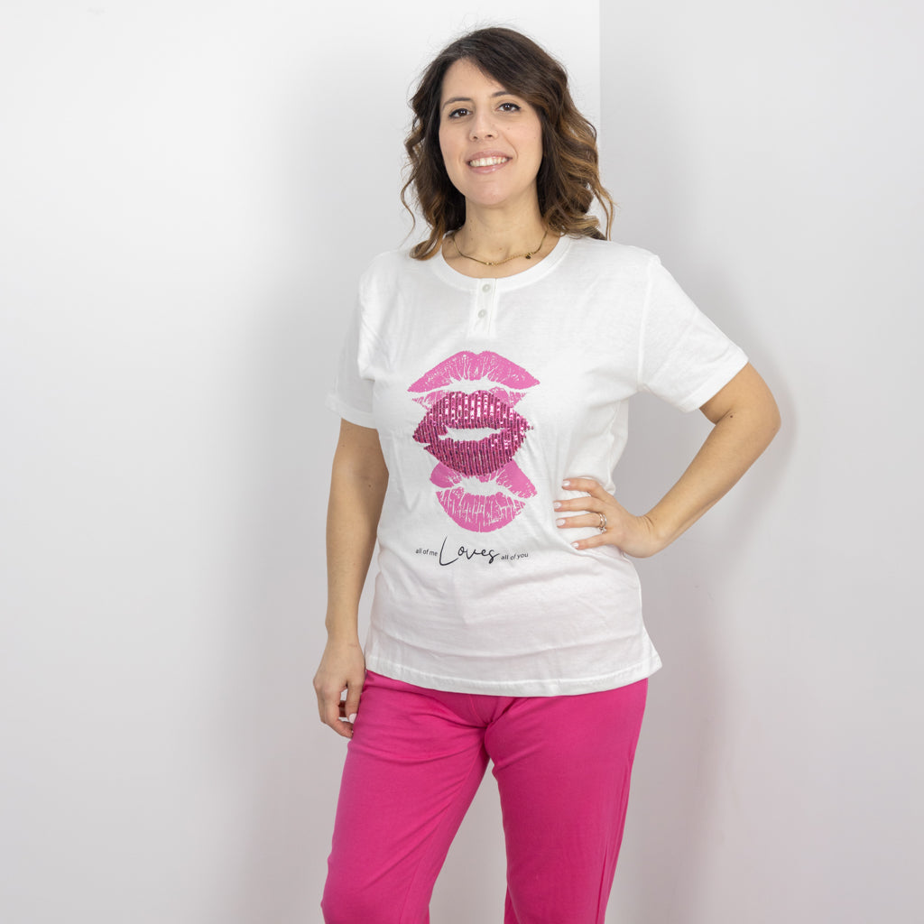 Pigiama Donna Cotone Nachsua Nives
