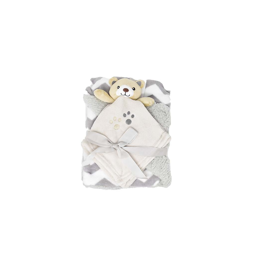 Plaid Agnellato con Pupazzo Liabel