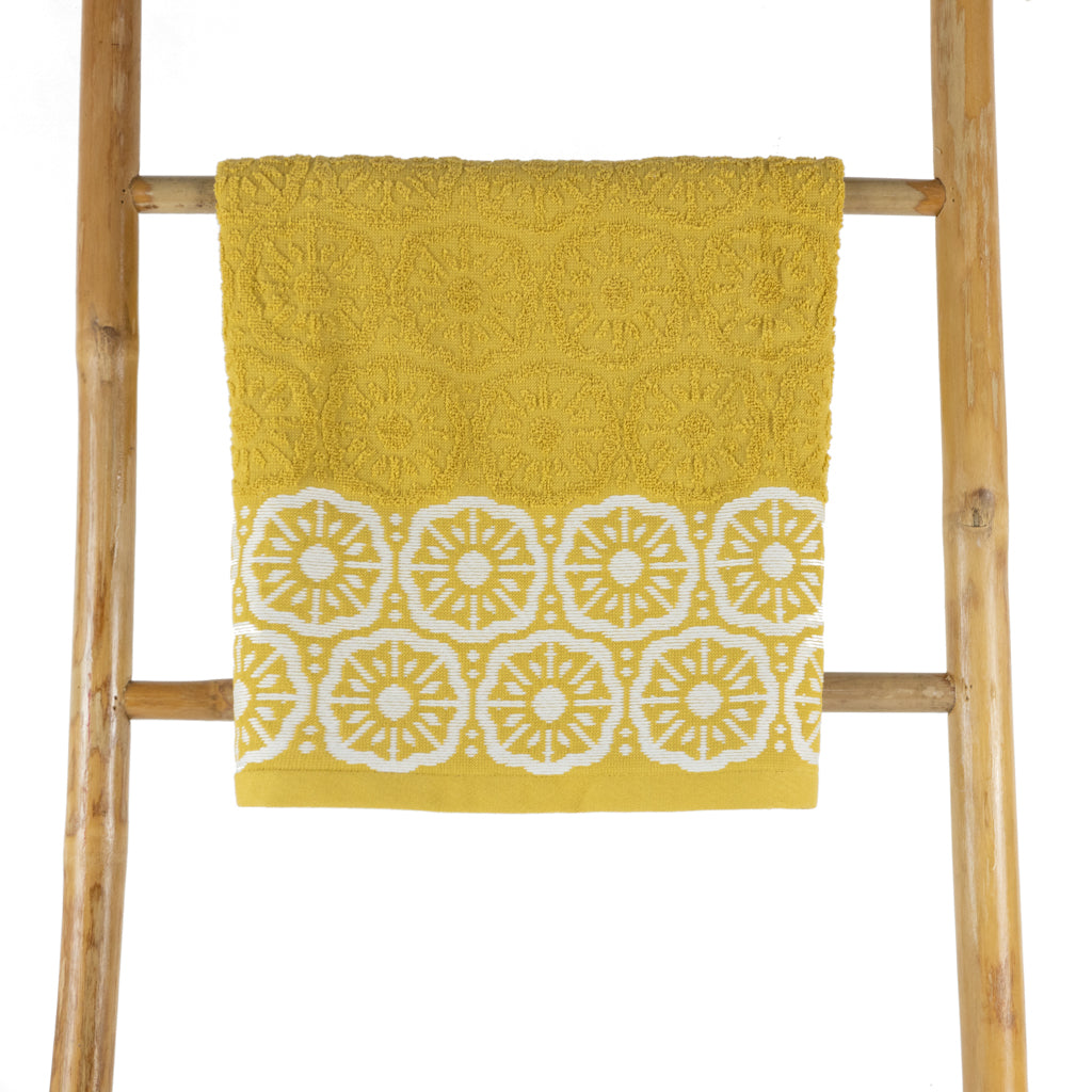 Telo Doccia Cotone Jacquard Liabel Fiore