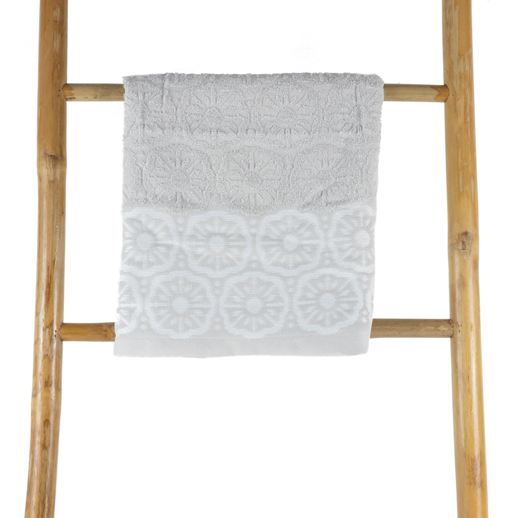Telo Doccia Cotone Jacquard Liabel Fiore