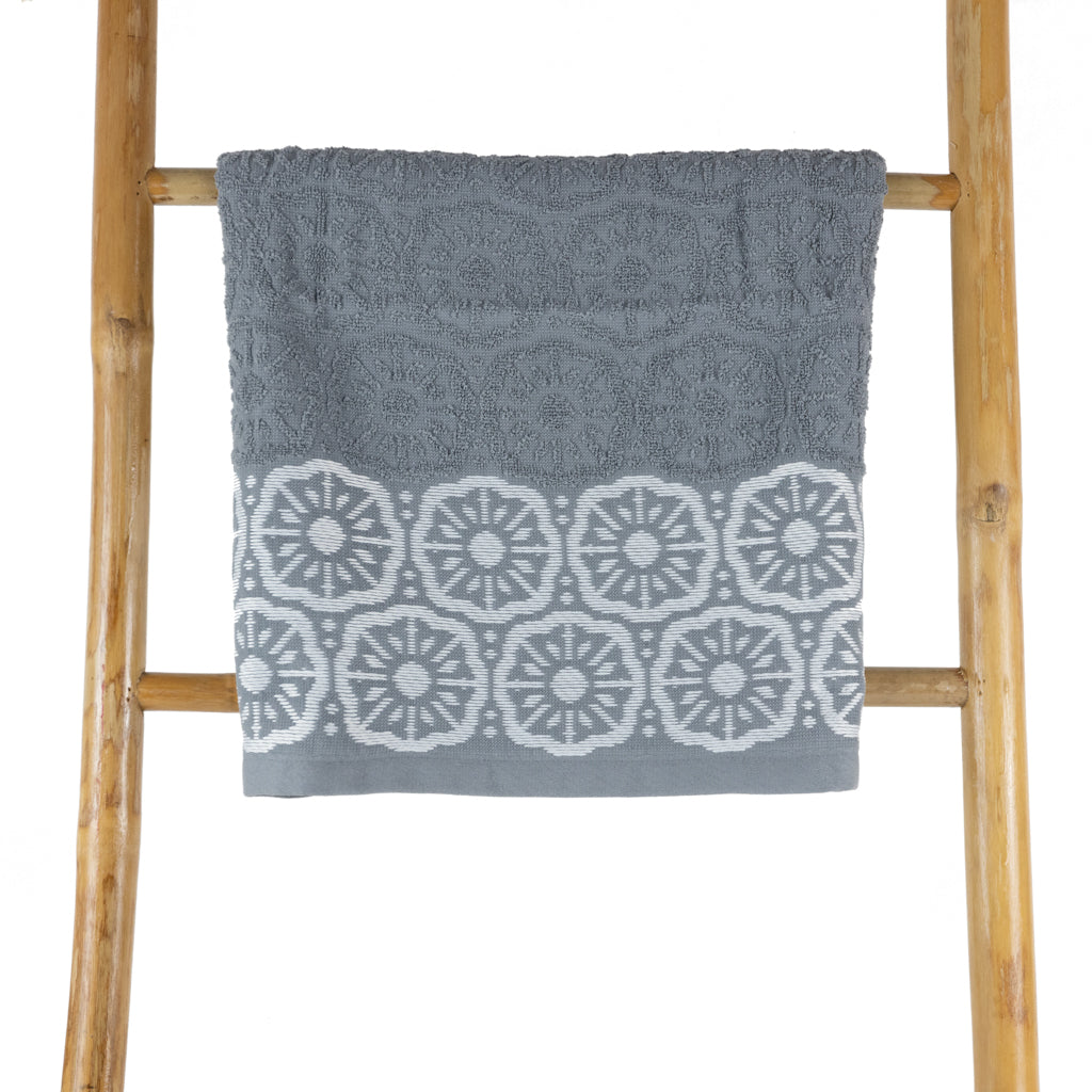 Telo Doccia Cotone Jacquard Liabel Fiore