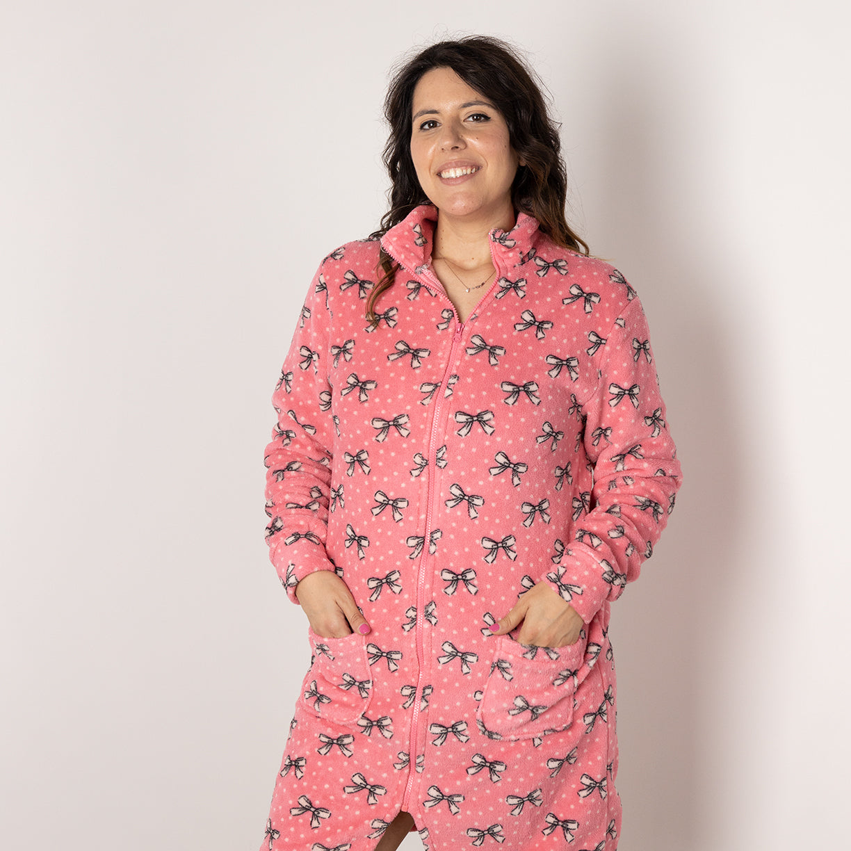 Vestaglia Donna Coral Lara Justin Fiocco