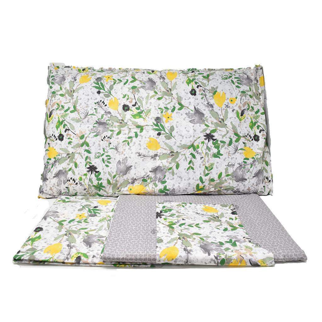 Set Lenzuola Un Posto e Mezzo Cotone Liabel Fiori