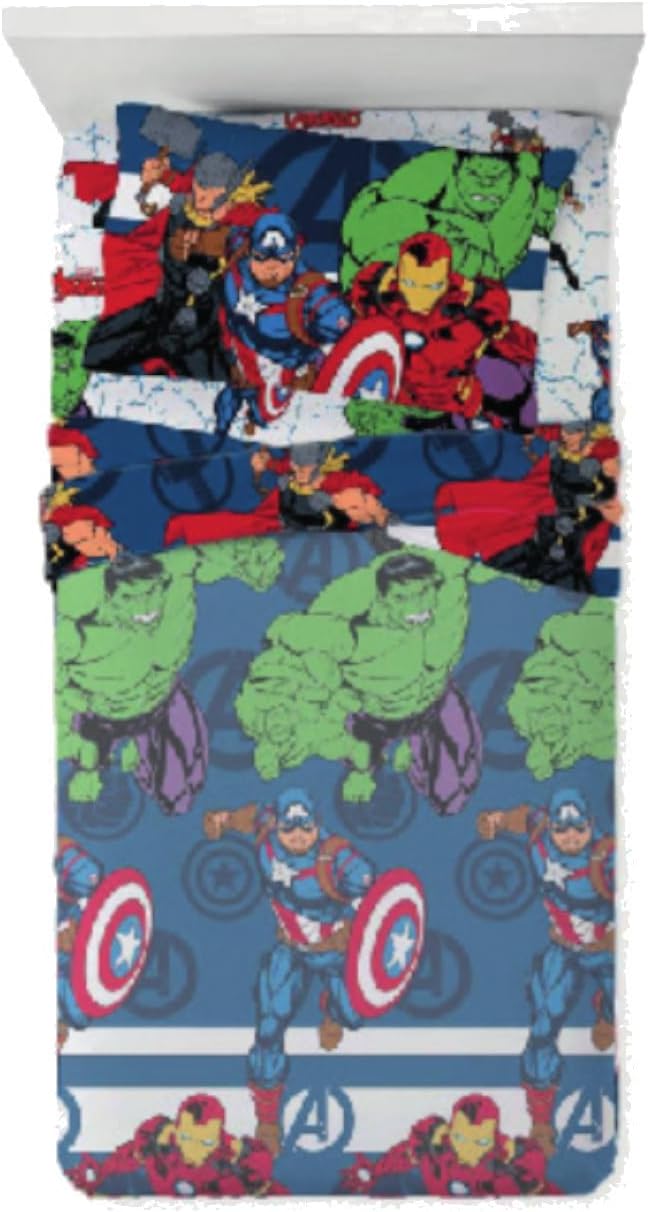 Completo Letto Cotone Singolo Novia Avengers