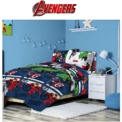 Completo Letto Cotone Singolo Novia Avengers