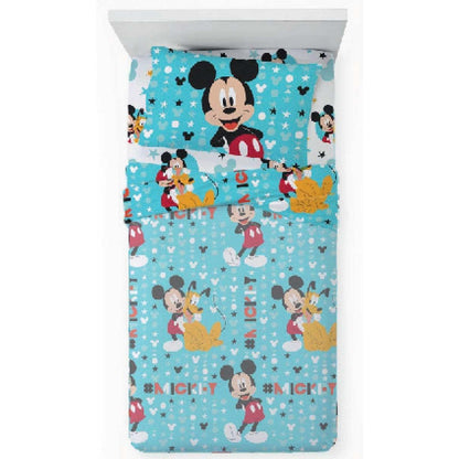 Completo Letto Cotone Singolo Novia Mickey Mouse