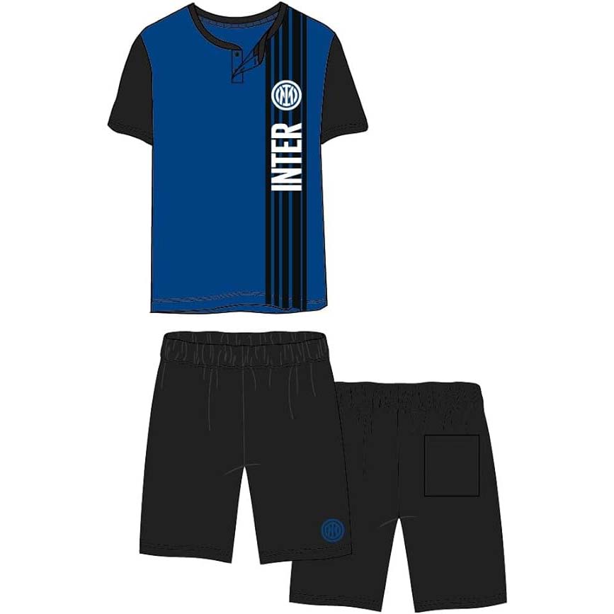 Pigiama Cotone Manica Corta Pantaloncini Inter – My House Srl