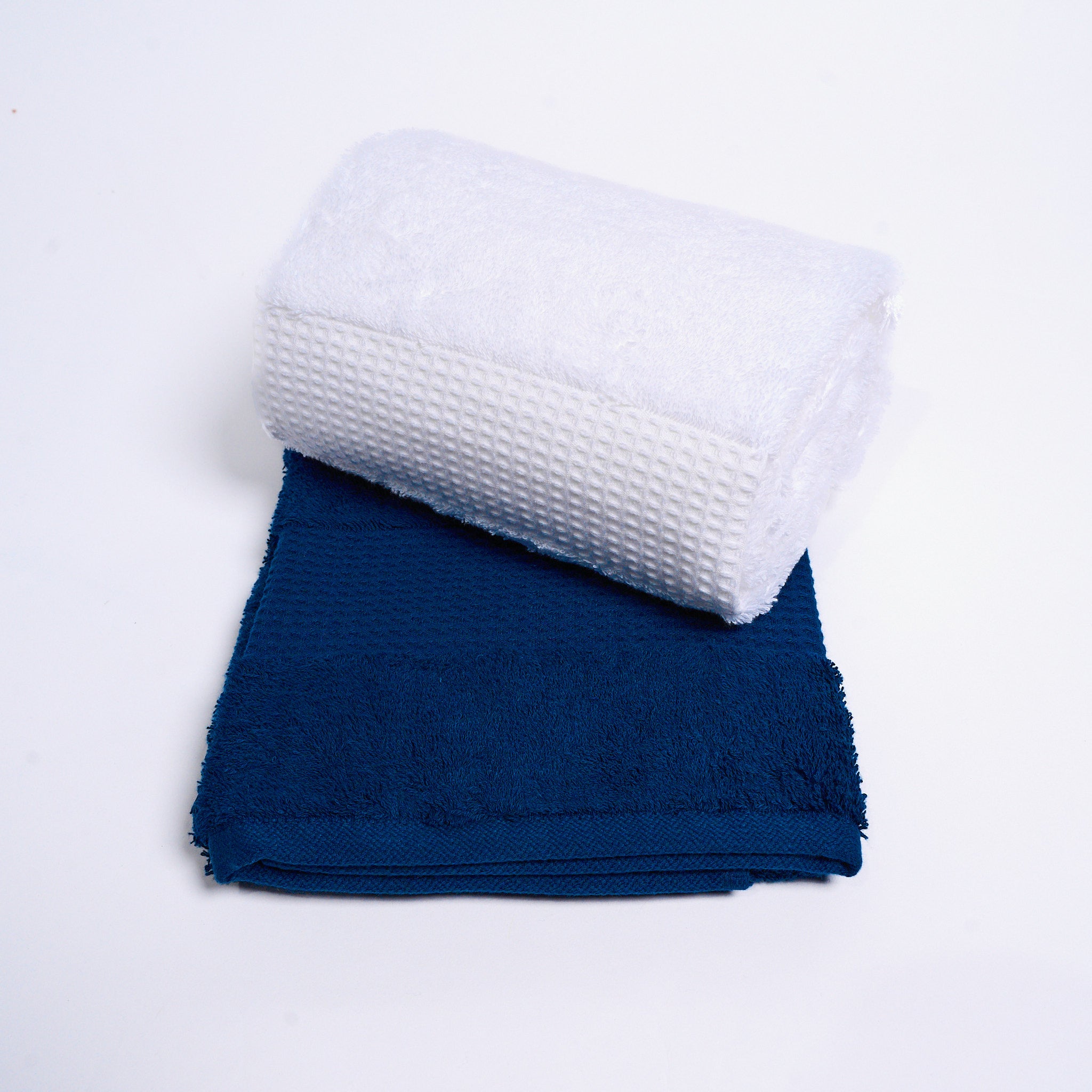 Set 2 Asciugamani Viso Spugna di Cotone Fiocco Bellora