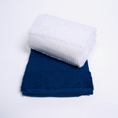 Set 2 Asciugamani Viso Spugna di Cotone Fiocco Bellora