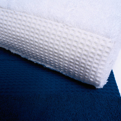 Set 2 Asciugamani Viso Spugna di Cotone Fiocco Bellora