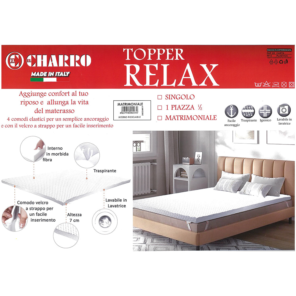 Topper Matrimoniale Charro Relax