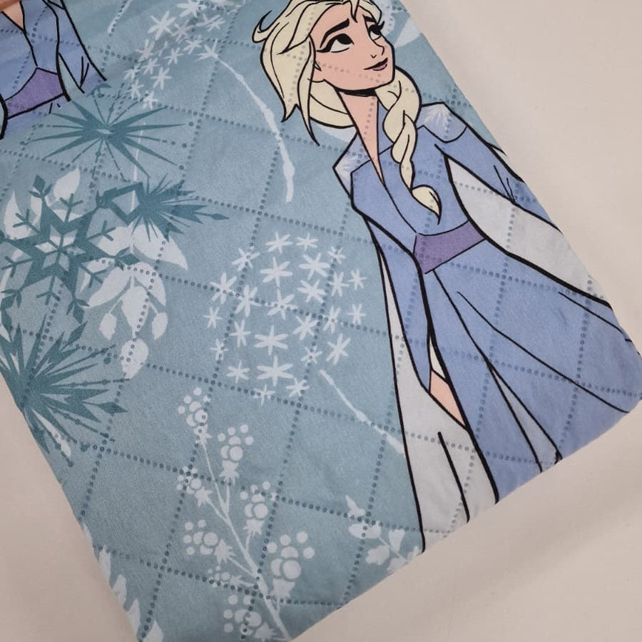 Trapuntino Frozen Elsa Azzurro Disney