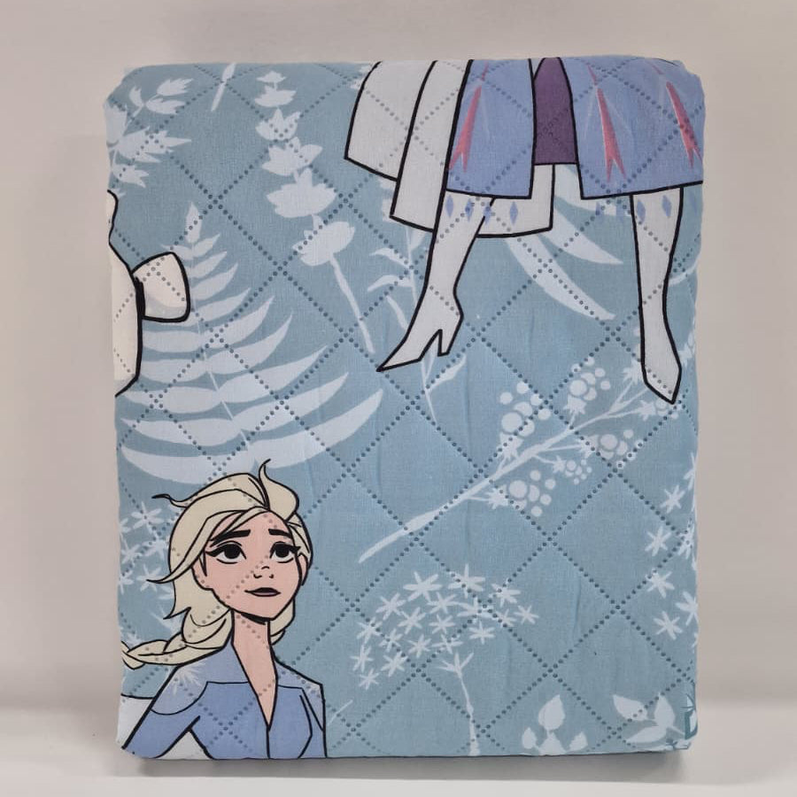Trapuntino Frozen Elsa Azzurro Disney