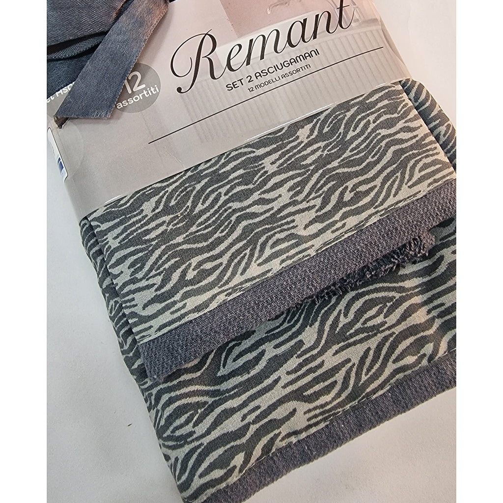 Asciugamano con Ospite Spugna Remant Animalier