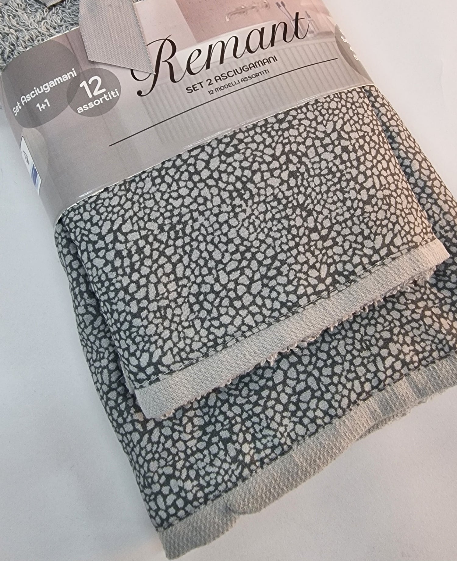 Asciugamano con Ospite Spugna Remant Animalier