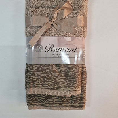 Asciugamano con Ospite Spugna Remant Animalier