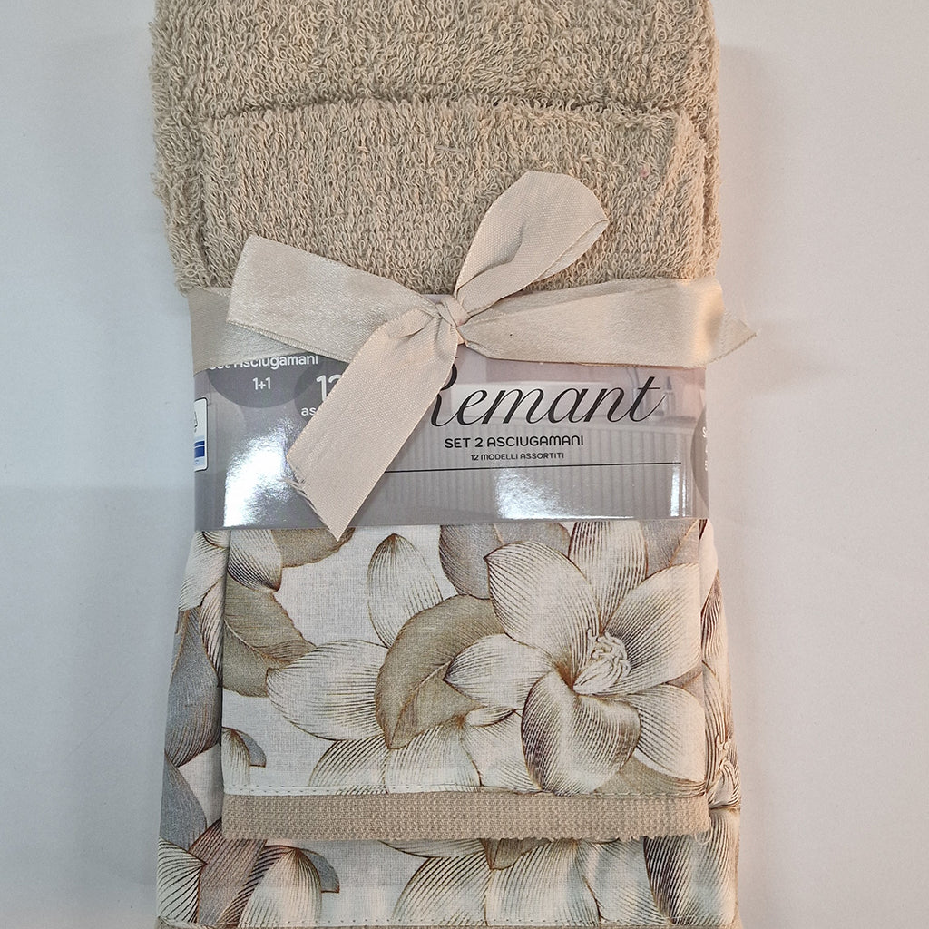 Asciugamano con Ospite Spugna Remant Spring