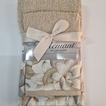Asciugamano con Ospite Spugna Remant Spring