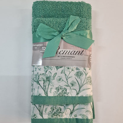 Asciugamano con Ospite Spugna Remant Spring