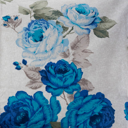 Completo Letto Cotone Matrimoniale Maxi Laura Biagiotti Asha Blu