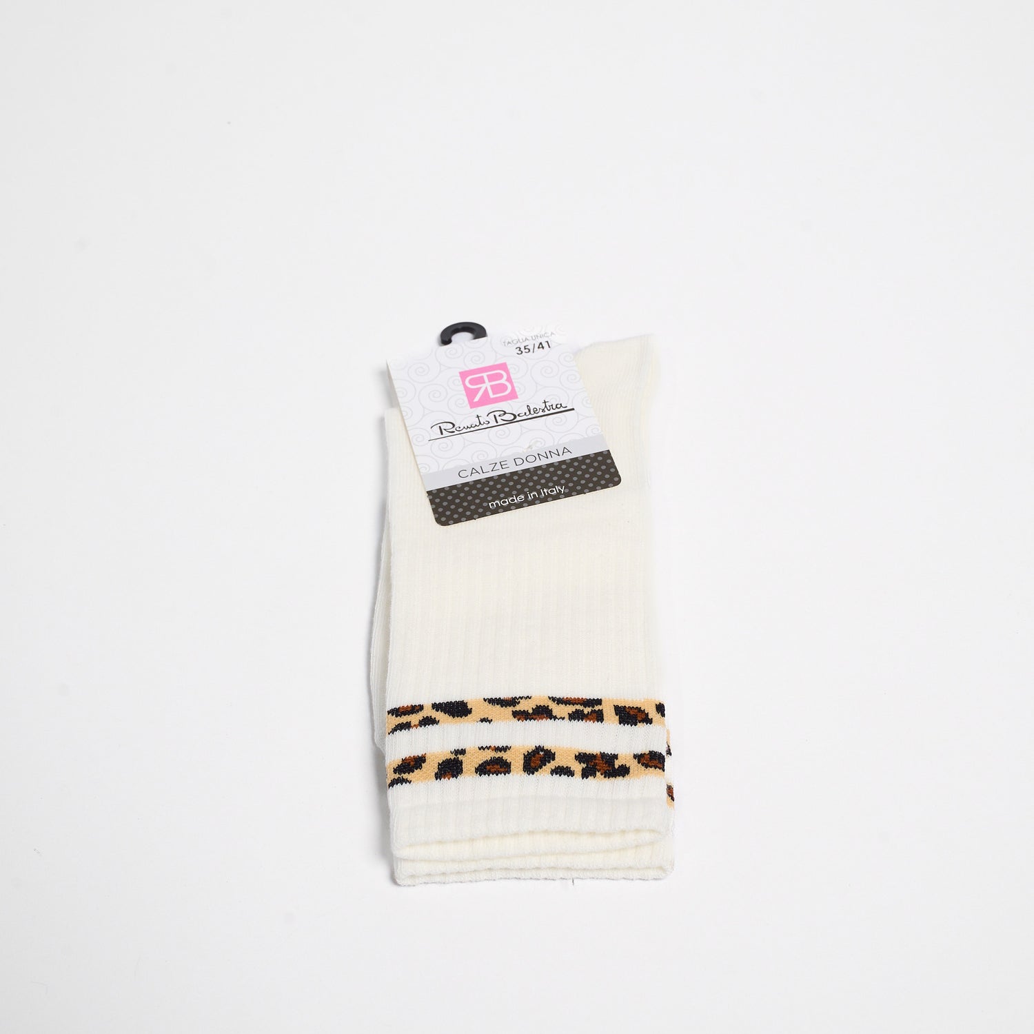 Calzino Donna Corto Caldo Cotone Renato Balestra Animalier