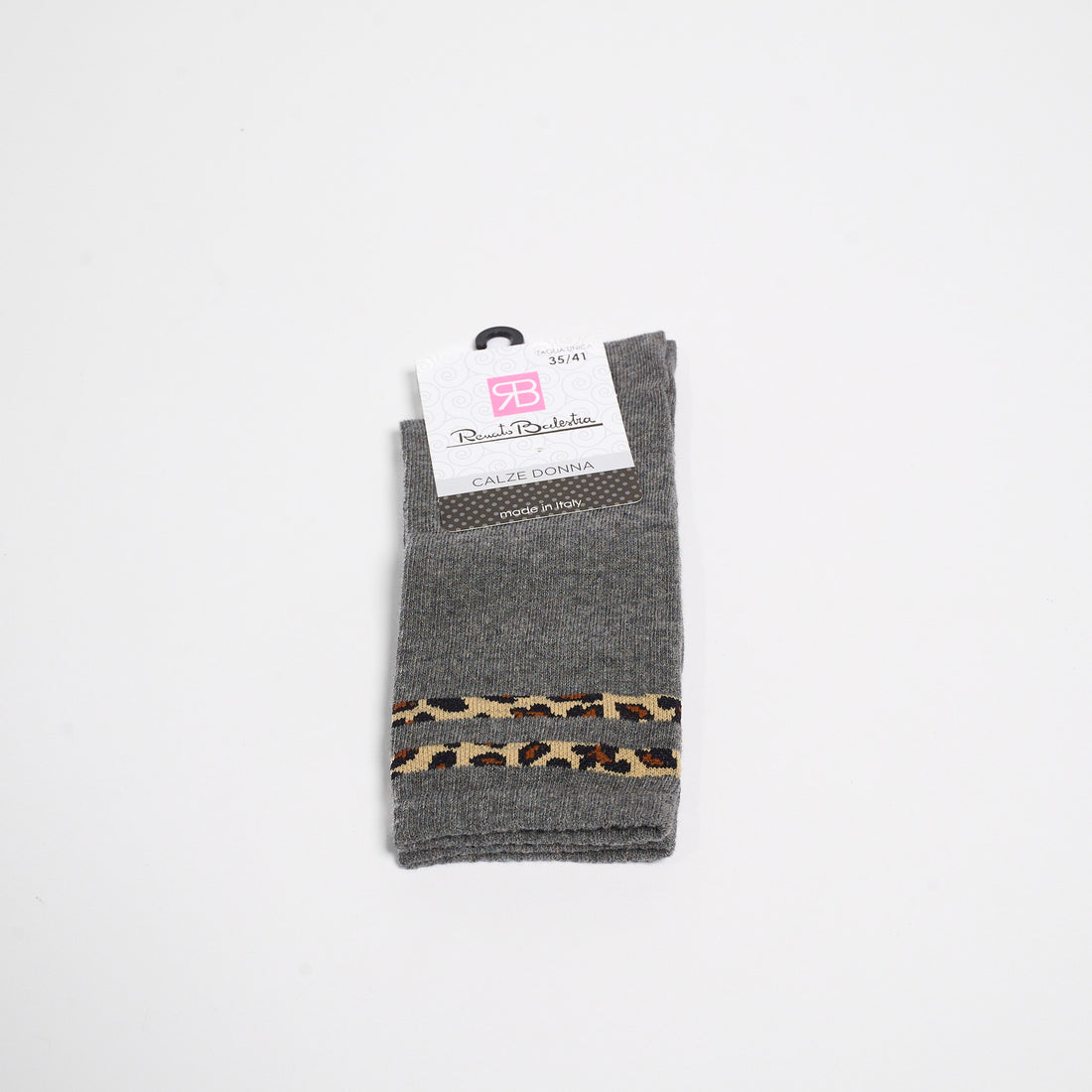 Calzino Donna Corto Caldo Cotone Renato Balestra Animalier