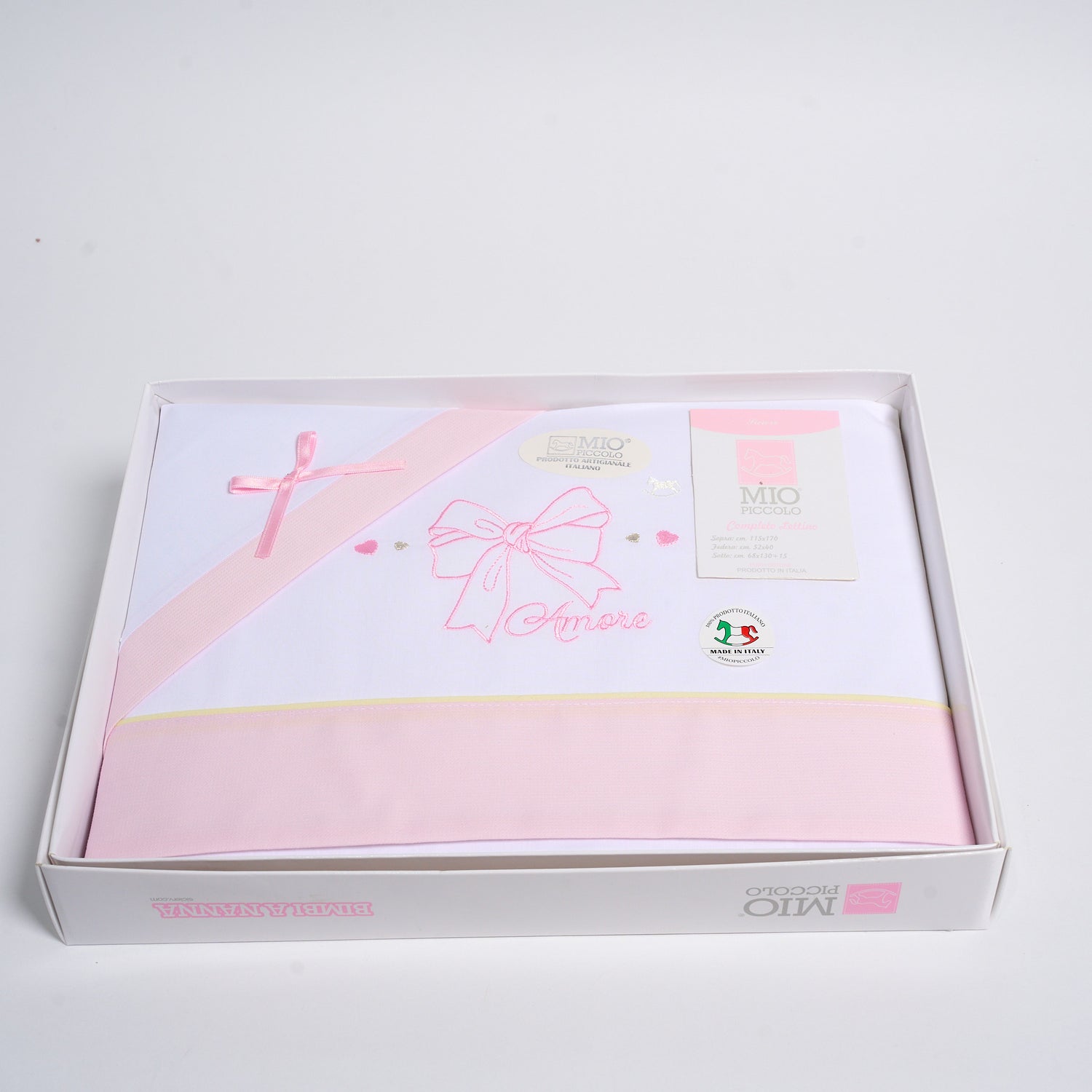 Completo Baby Lettino Cotone Mio Piccolo Amore 346