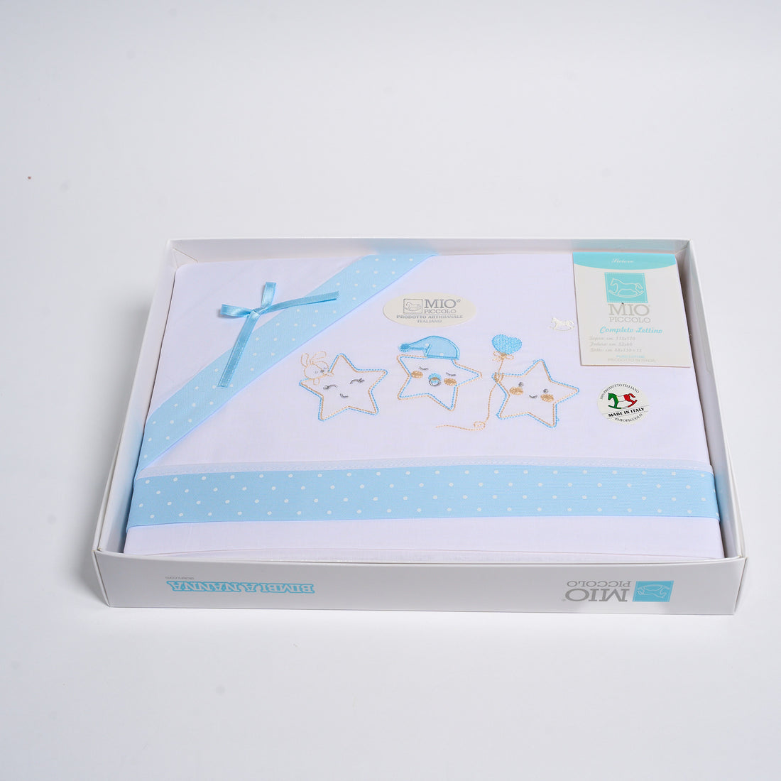 Completo Baby Lettino Cotone Mio Piccolo Tre Stelline 311