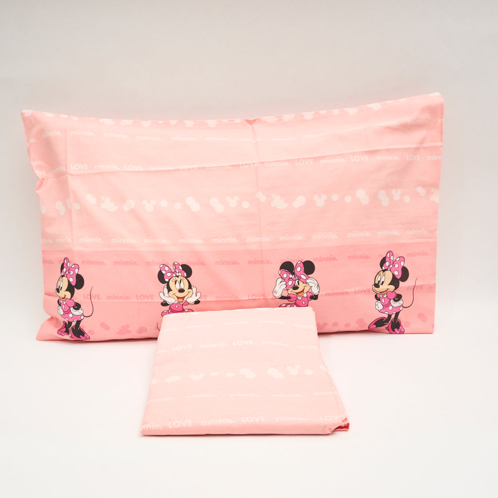 Completo Letto Cotone Singolo Minnie Love