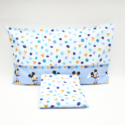 Completo Letto Cotone Una Piazza e Mezza Mickey Mouse