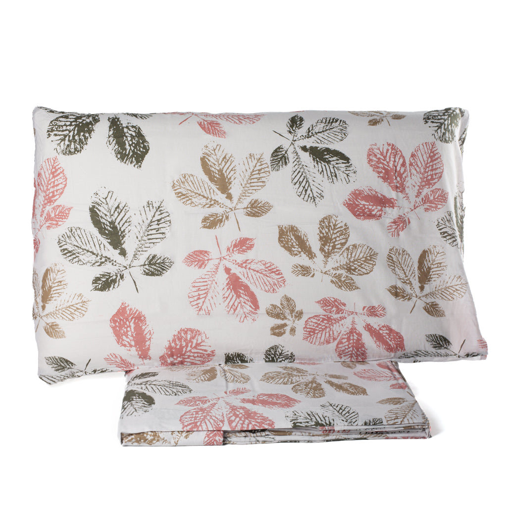 Completo Letto Maxi Cotone Il Granchio Foglie