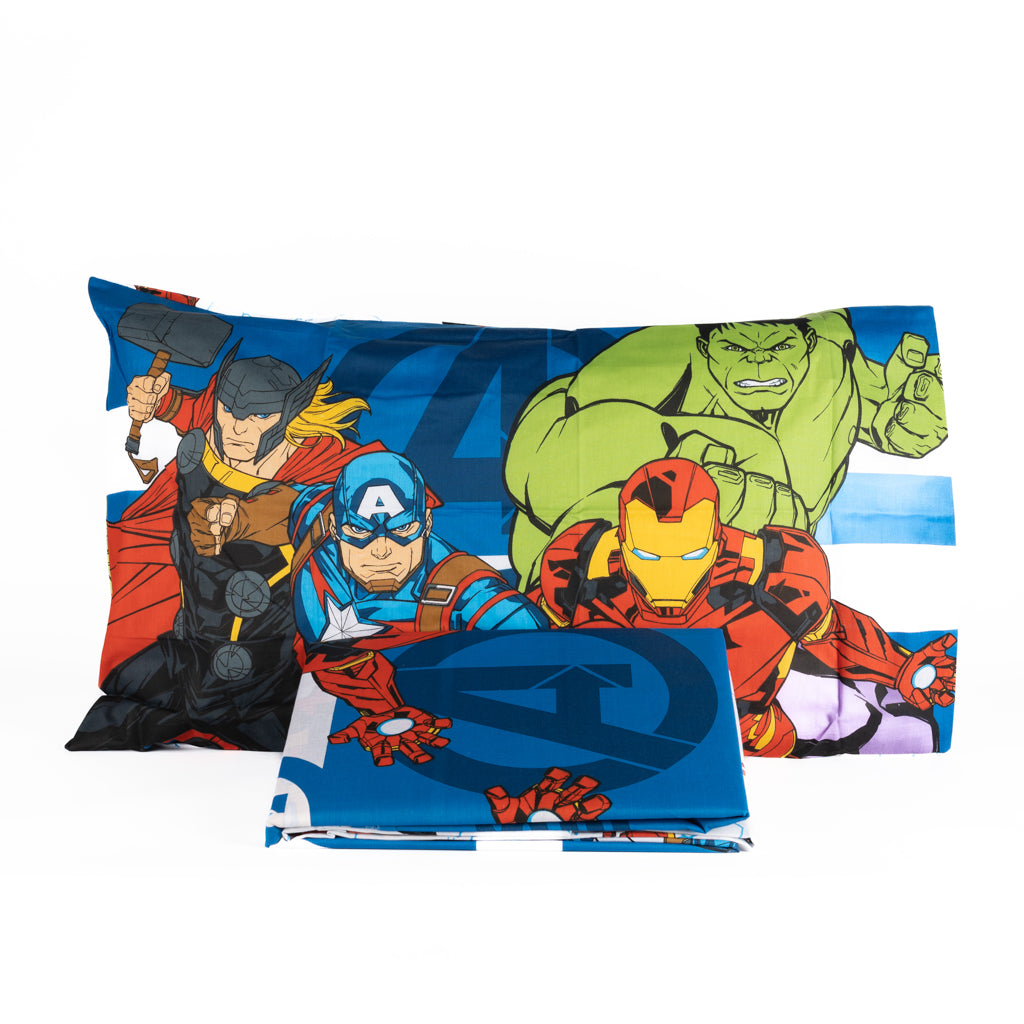 Set Lenzuola Cotone Singolo Novia Avengers