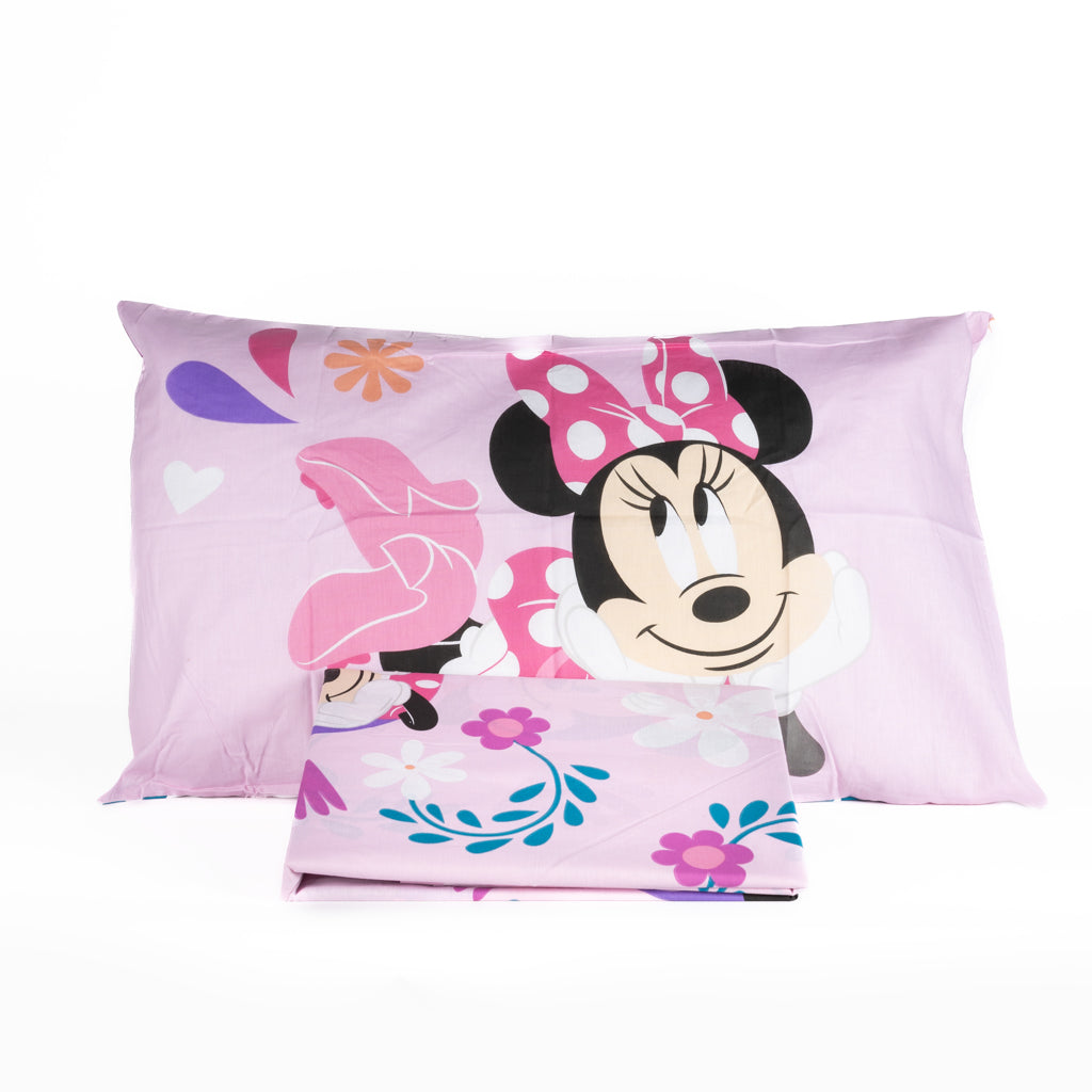 Set Lenzuola Cotone Singolo Novia Minnie