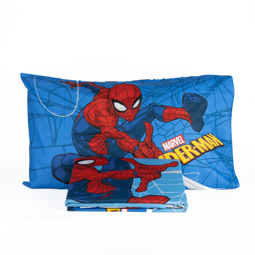 Set Lenzuola Cotone Singolo Novia Spiderman