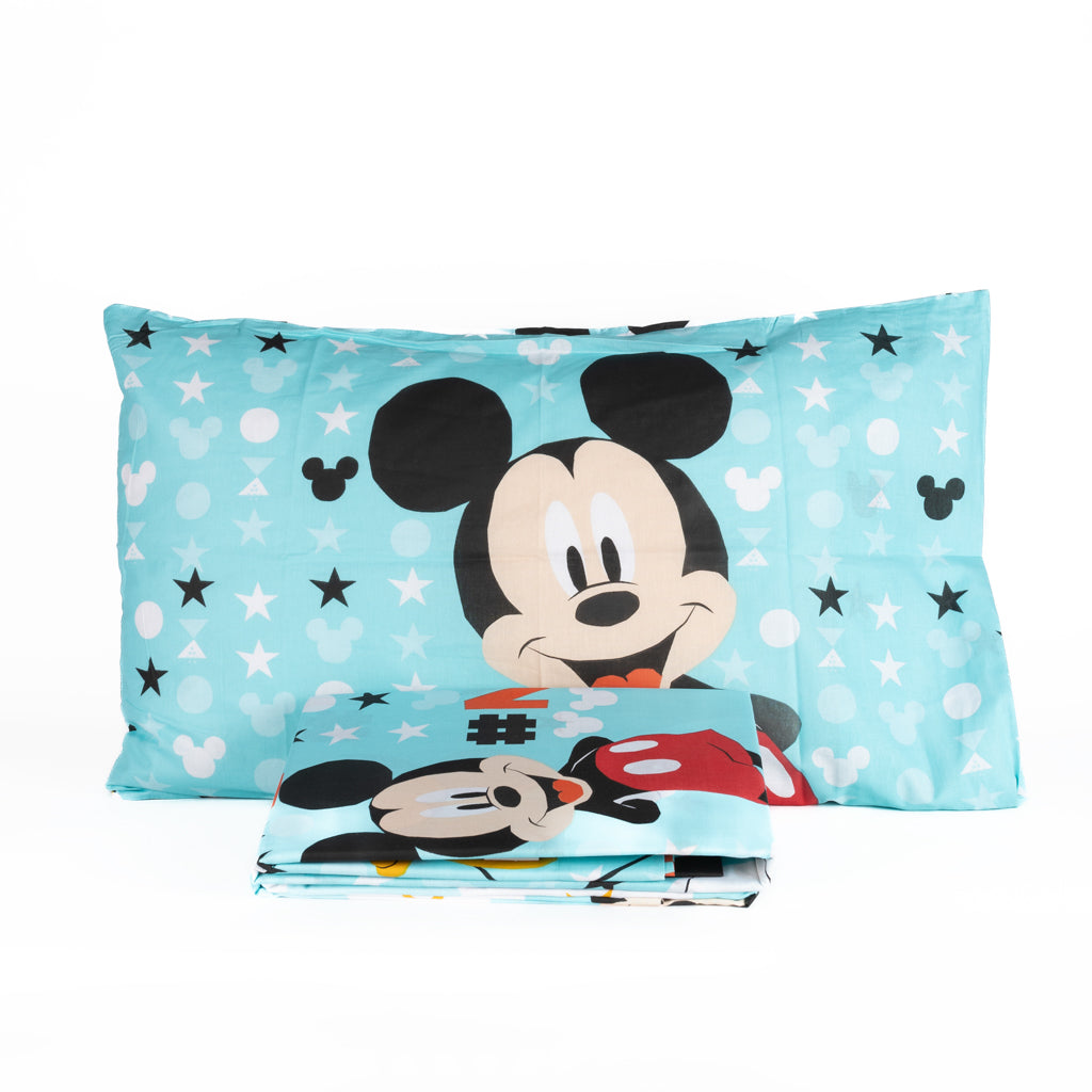 Set Lenzuola Cotone Singolo Novia Mickey Mouse