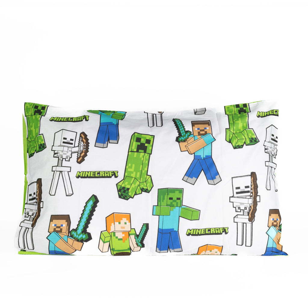 Set Lenzuola Cotone Singolo Novia Minecraft